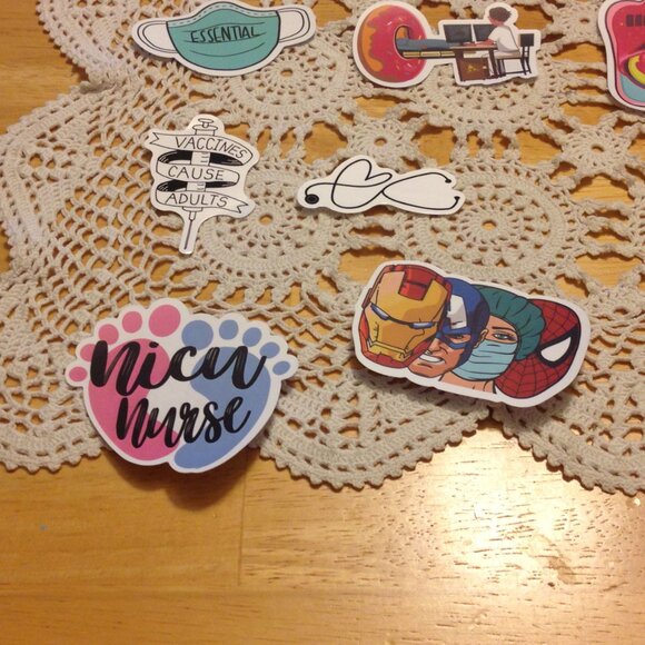 Medical / Nursing Theme Cellphone Stickers Bundle - Picture 5 of 8